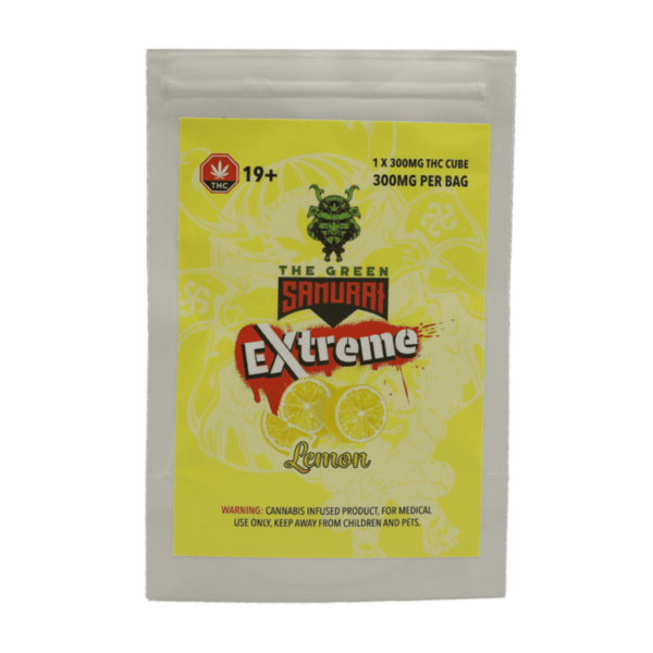 Green Samurai Extreme - Lemon Gummy 300mg THC | Shrooms Near Me Canada