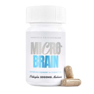 Euphoria Psychedelics – Micro Brain Capsules - (100mg X 20 Capsules) | Shrooms Near Me Canada