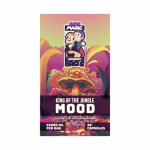 Super Magic Mushroom Bro’s - King of the Jungle MOOD - 400MG Capsules | Shrooms Near Me Canada